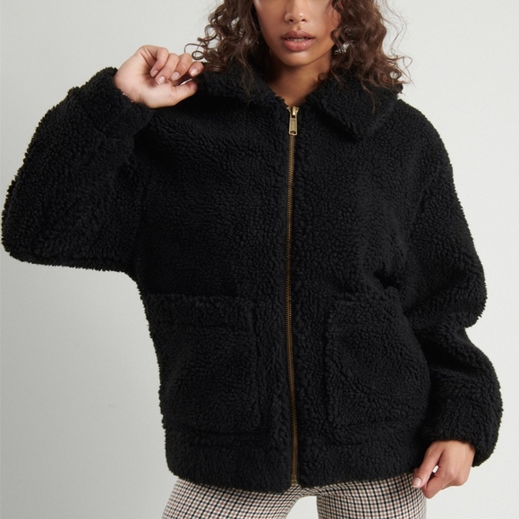 garage pixie sherpa jacket